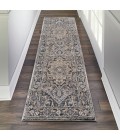Nourison MOROCCAN CELEBRATION Area Rug kathy ireland Home Moroccan Celebration Runner Area Rug KI381-Navy