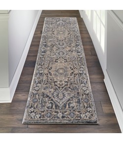 kathy ireland Home Ki38 Moroccan Celebr - Ki381 Navy Area Rug 2 ft. 2 X 7 ft. 6 Rectangle