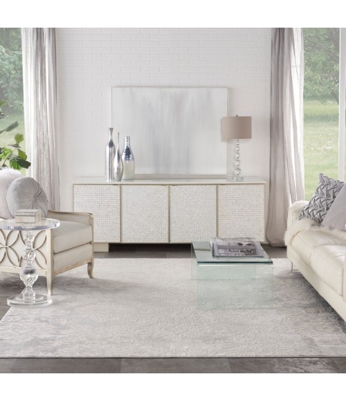 Nourison ELATION Area Rug Nourison Elation Area Rug ETN03-Ivory Grey