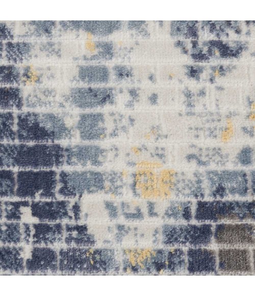 Nourison Urban Decor Area Rug URD05-Ivory/Sky