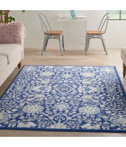 Nourison Whimsicle - Whs10 Navy Multicolor Area Rug 5 ft. X 7 ft. Rectangle