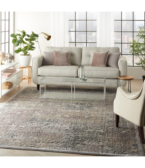 Nourison GRAPHIC ILLUSIONS Area Rug Nourison Graphic Illusions Area Rug GIL09-Grey