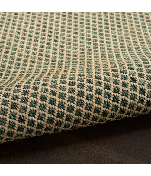 Nourison Courtyard Green COU01 3 ft. X 5 ft. Rect. Rug
