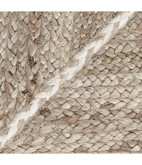 Nourison Terrazzo Jute Natural Grey TRJ01 5 ft. X 7 ft. Rect. Rug
