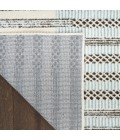 Nourison Nordic Ivory Blue NRC15 4 ft. X 6 ft. Rect. Rug