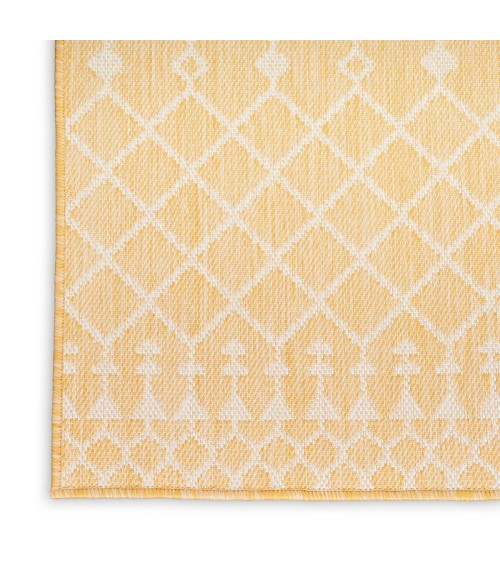 Nourison Positano Yellow POS02 4 ft. X 6 ft. Rect. Rug