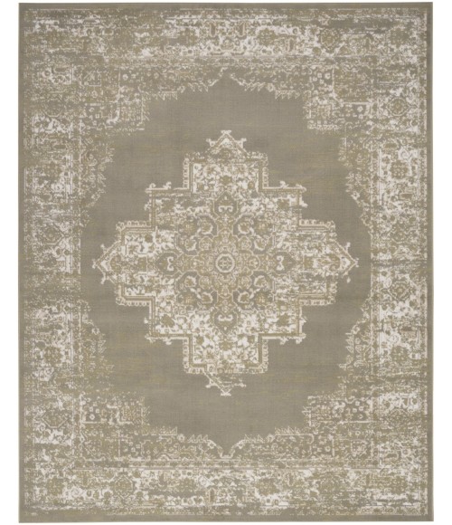 Nourison Grafix Olive GRF14 9 ft. X 12 ft. Rect. Rug