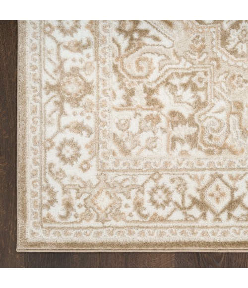 Nourison Dekor Taupe Ivory DEK08 5 ft. 3 in. X 7 ft. Rect. Rug