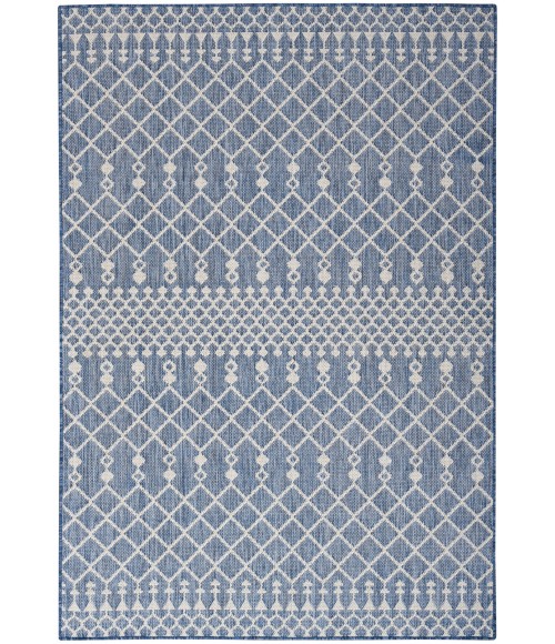 Nourison Positano Navy Blue POS02 4 ft. X 6 ft. Rect. Rug