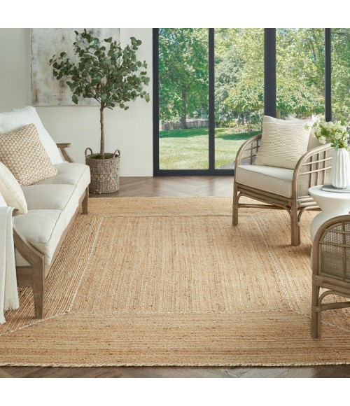 Nourison Terrazzo Jute Natural TRJ01 8 ft. X 10 ft. Rect. Rug