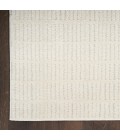 Nourison Cozy Modern Ivory Grey CMD03 2 ft. 2 in. X 10 ft. Rect. Rug