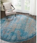 Nourison Karma Round Area Rug KRM01-Blue