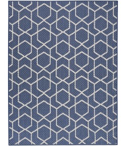 Nourison Horizon Indoor/Outdoor Navy HOZ01 6 ft. X 9 ft. Rect. Rug