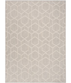 Nourison Horizon Indoor/Outdoor Grey HOZ01 6 ft. X 9 ft. Rect. Rug