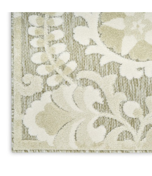 Nourison Aloha Ivory Sage ALH17 9 ft. X 12 ft. Rect. Rug