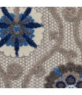 Nourison Aloha Area Rug ALH19 Grey/Blue