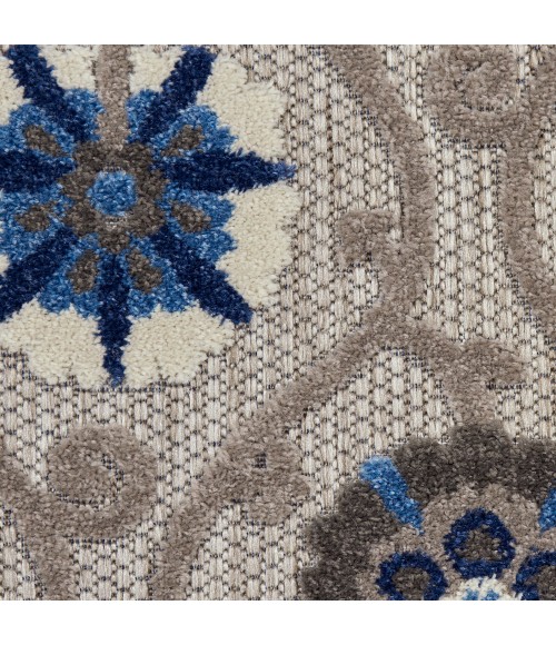 Nourison Aloha Area Rug ALH19 Grey/Blue