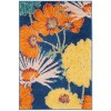 Nourison Allur - Alr06 Navy Multicolor Area Rug 2 ft. X 3 ft. Rectangle