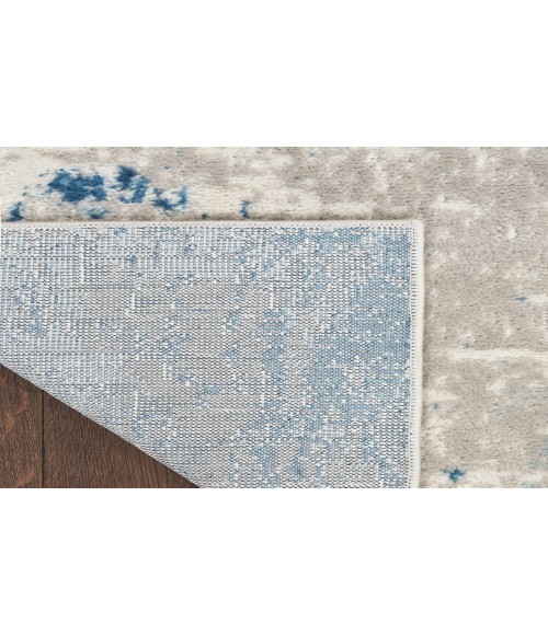 Nourison Concerto Ivory Grey Blue CNC01 7 ft. X 10 ft. Rectangle Rug