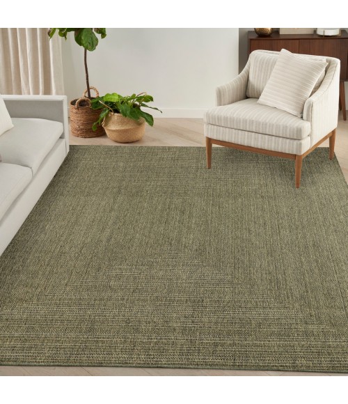 Nourison Tulum Olive TLM04 10 ft. X 14 ft. Rect. Rug