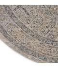 Nourison Nyle Ivory/Grey/Blue Rug NYE01 7’10” X Round - Rugs Town Nourison Nyle Ivory/Grey/Blue NYE01 7’10” X Round Rug