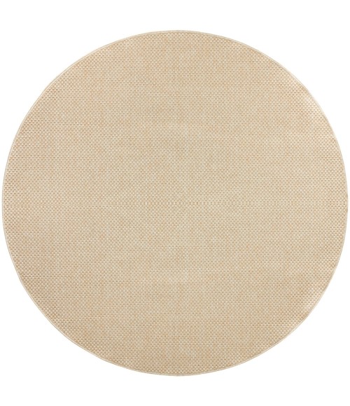 Nourison Tulum Cream TLM03 8 ft. X Round Rug