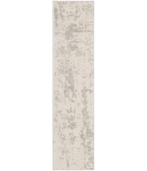 Nourison Concerto Cream Grey CNC01 2 ft. 2 in. X 7 ft. 6 in. Rect. Rug