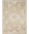 Nourison Astra Machine Washable Ivory Gold ASW19 6 ft. 7 in. X 9 ft. Rect. Rug