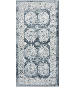Nourison Home Dekor DEK01 Grey Navy 2 ft. X 4 ft. Area Rug