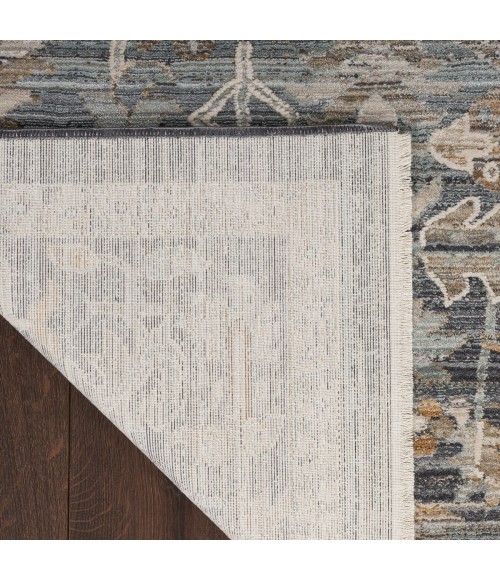 Nourison Nyle Navy Multicolor NYE02 5 ft. 3 in. X 7 ft. 10 in. Rect. Rug