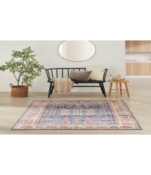 Nourison Vintage Home Blue VNH02 5 ft. X 7 ft. Rectangle Rug