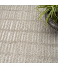 Nourison Cozy Modern Grey Ivory CMD03 6 ft. 7 in. X 9 ft. Rect. Rug