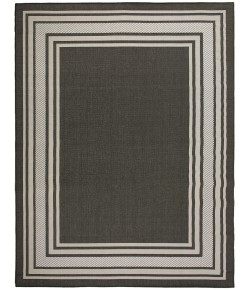 Nourison Horizon Indoor/Outdoor Black HOZ03 9 ft. X 12 ft. Rect. Rug