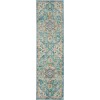 Nourison Passion - Psn25 Ivory Light Blue Area Rug 2 ft. 2 X 7 ft. 6 Rectangle