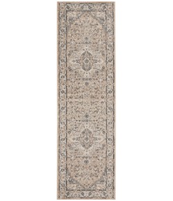 Nourison Quarry 2ft. 2in. x 7ft. 6in. Beige Grey Farmhouse Indoor Rug