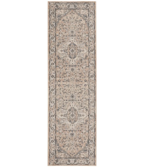 Nourison Quarry Beige Grey QUA05 8 ft. Rect. Rug