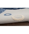 Nourison Aloha Navy Blue ALH27 7’10” Round Rug