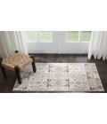 Nourison SILVER SCREEN Area Rug kathy ireland Home Silver Screen Area Rug KI341-Grey/Slate
