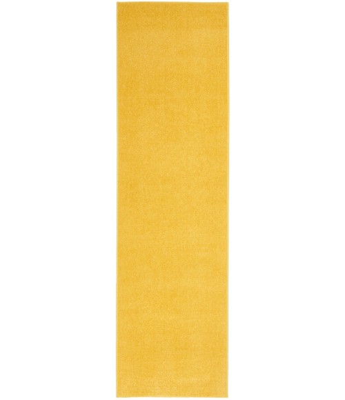 Nourison Essentials Yellow Area Rug NRE01-Yellow