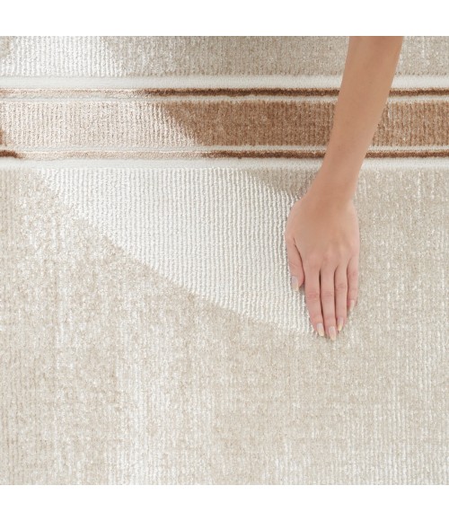 Nourison Glam Ivory Cream Rug GLM08 2 ft. 3 in. X 7 ft. 6 in. Rect. - Rugs Town Nourison Glam Ivory Cream GLM08 2 ft. 3 in. X 7 ft. 6 in. Rect. Rug
