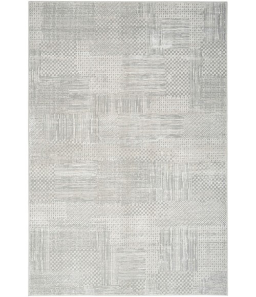 Nourison Glam Silver Grey GLM09 3 ft. 11 in. X 5 ft. 11 in. Rect. Rug