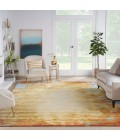 Nourison Prismatic Gold Multicolor PRS29 9 ft. X 12 ft. Rect. Rug