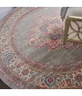 Nourison Passion Round Area Rug PSN03-Grey