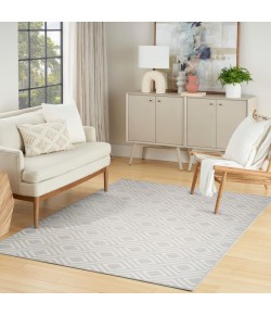 Nourison Casual Light Grey CSU03 3 ft. 11 in. X 5 ft. 11 in. Rect. Rug