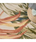 Nourison Aloha Ivory Green ALH43 5 ft. 3 in. X 7 ft. 5 in. Rect. Rug