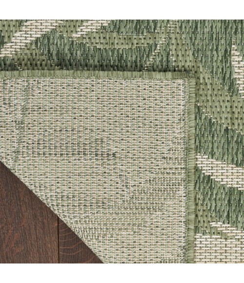 Nourison Garden Oasis Green Ivory GOA01 10 ft. X 14 ft. Rect. Rug