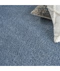 Nourison Luxurious Shag Light Blue LXR05 4 ft. X 6 ft. Rect. Rug