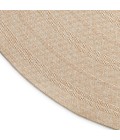 Nourison Tulum Cream TLM04 8 ft. X Round Rug