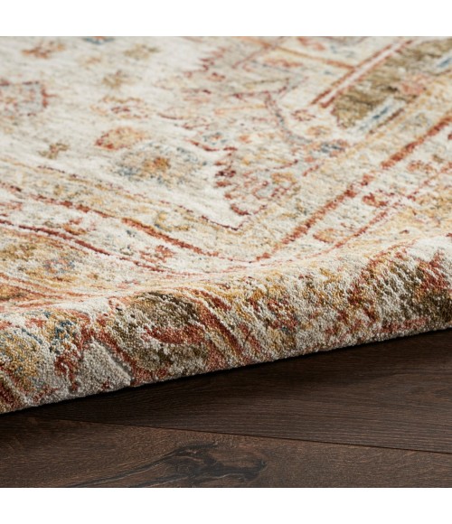 Nourison Petra Ivory Multicolor PTR01 2 ft. 3 in. X 10 ft. 2 in. Rect. Rug