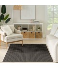 Nourison Horizon Indoor/Outdoor Black HOZ02 5 ft. X 7 ft. Rect. Rug